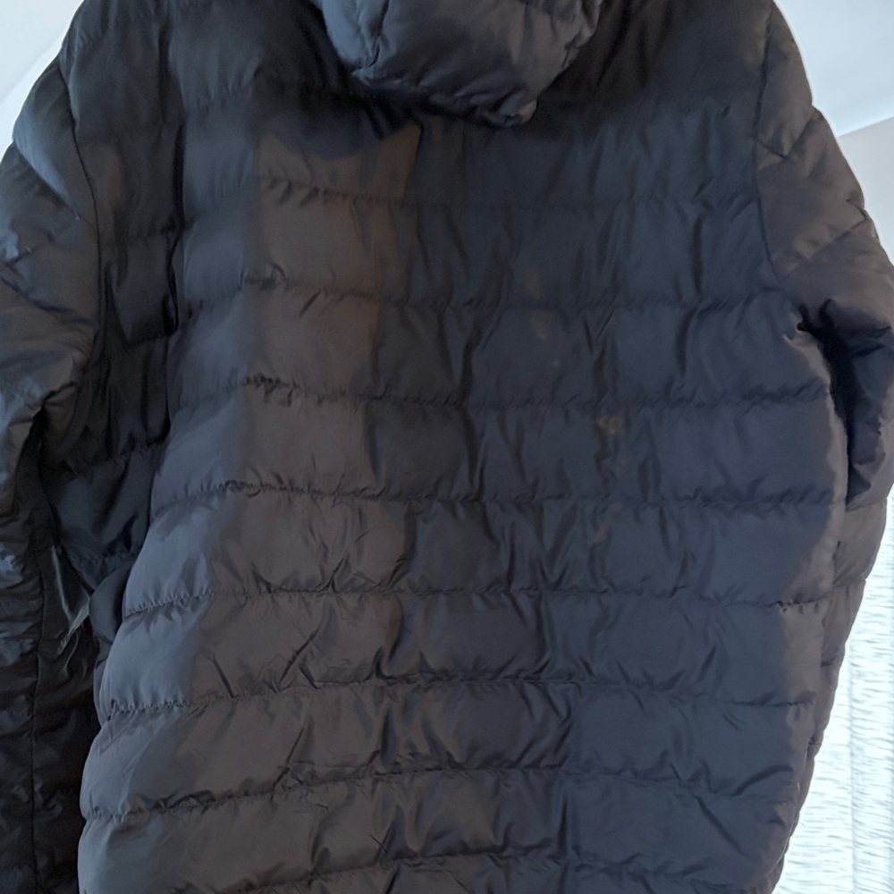 Eddie Bauer Men's Black and Orange Puffer Jacket 2XL - Picture 6 of 8